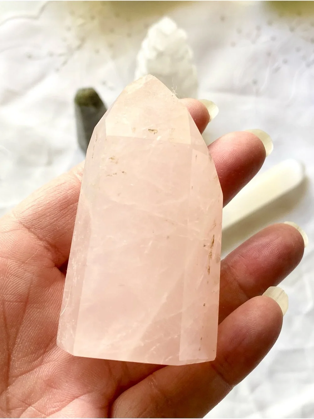 Crystal set curated hand